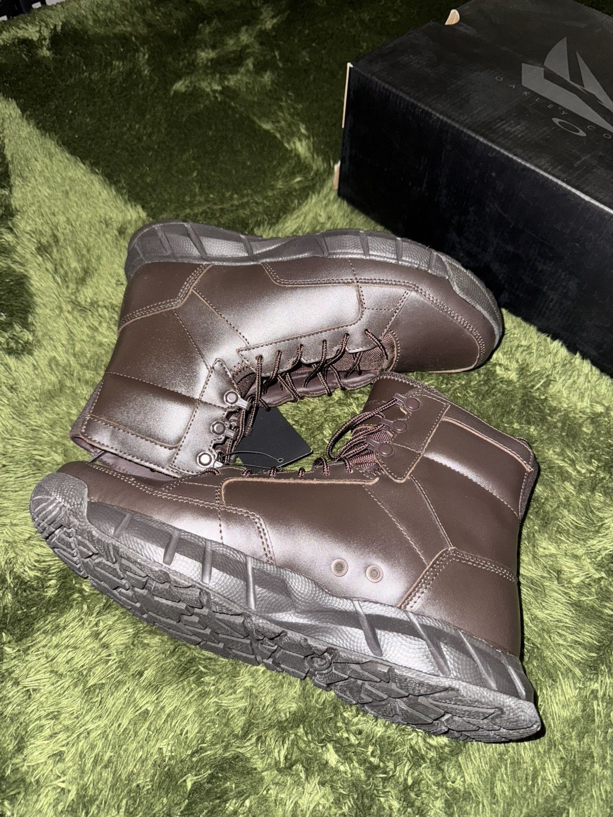 Oakley [US 8.5-9] Oakley Tactical Military Leather Boots Brown Size US 9 / EU 42 - 5 Thumbnail