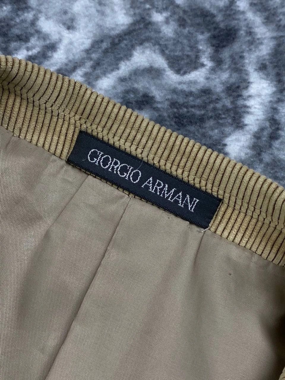 Giorgio Armani Giorgio Armani Corduroy Blazer Jacket Men Size 50 Beige Size 50R - 5 Thumbnail