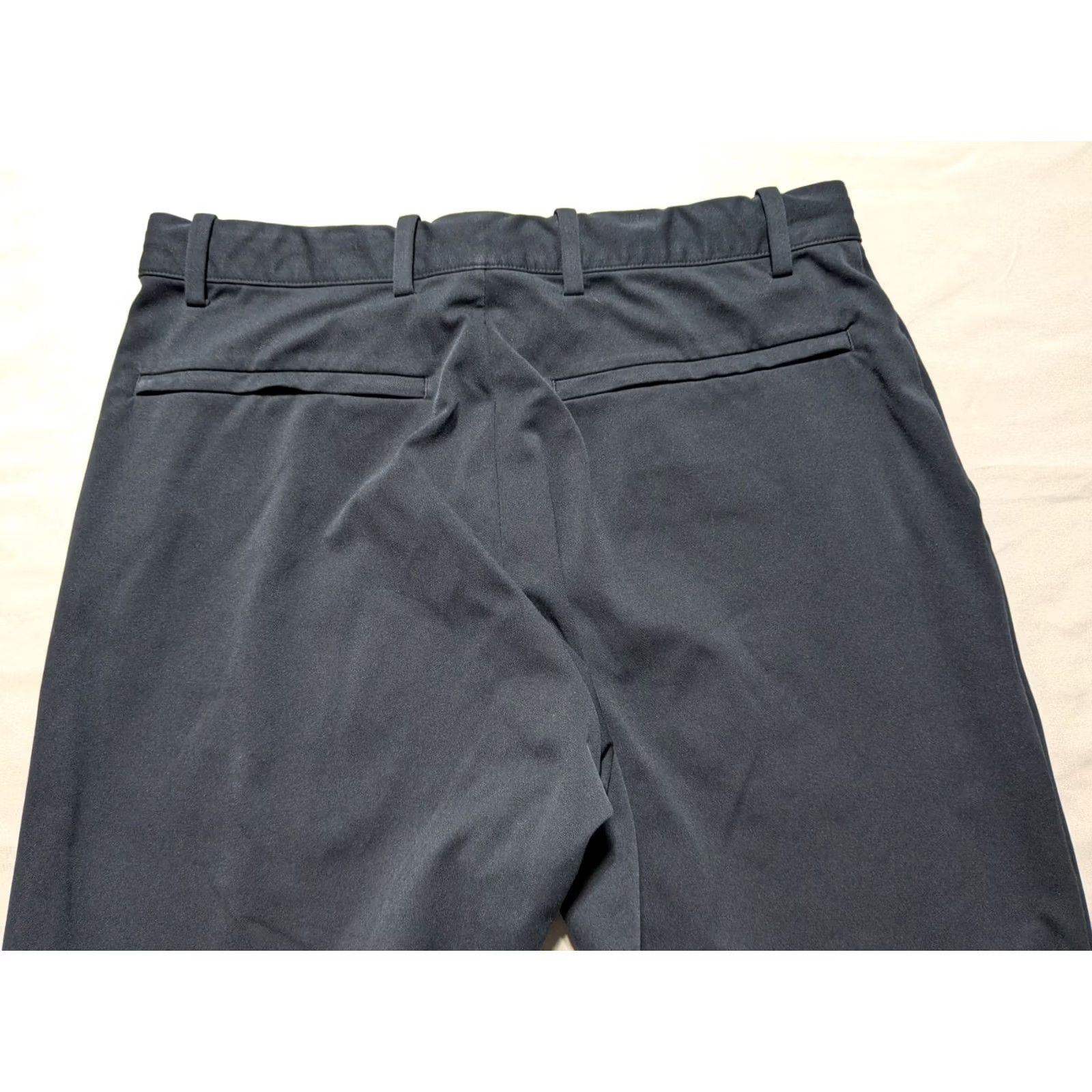 Uniqlo UNIQLO Women Medium Navy Polyester Chino Pants shirts? Size 32" / US 10 / IT 46 - 4 Thumbnail