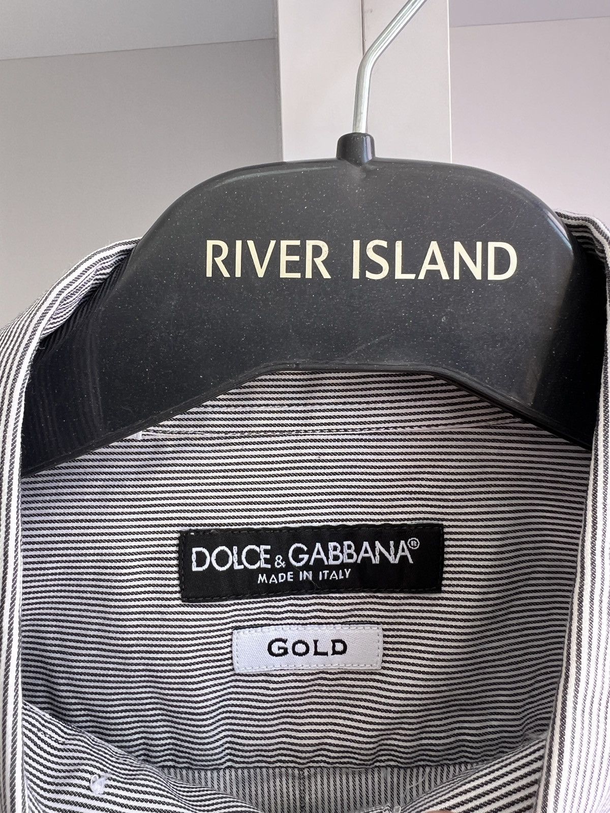 Dolce & Gabbana × Vintage Vintage Dolce Gabbana Grey Luxury Button up shirt Size US M / EU 48-50 / 2 - 7 Thumbnail