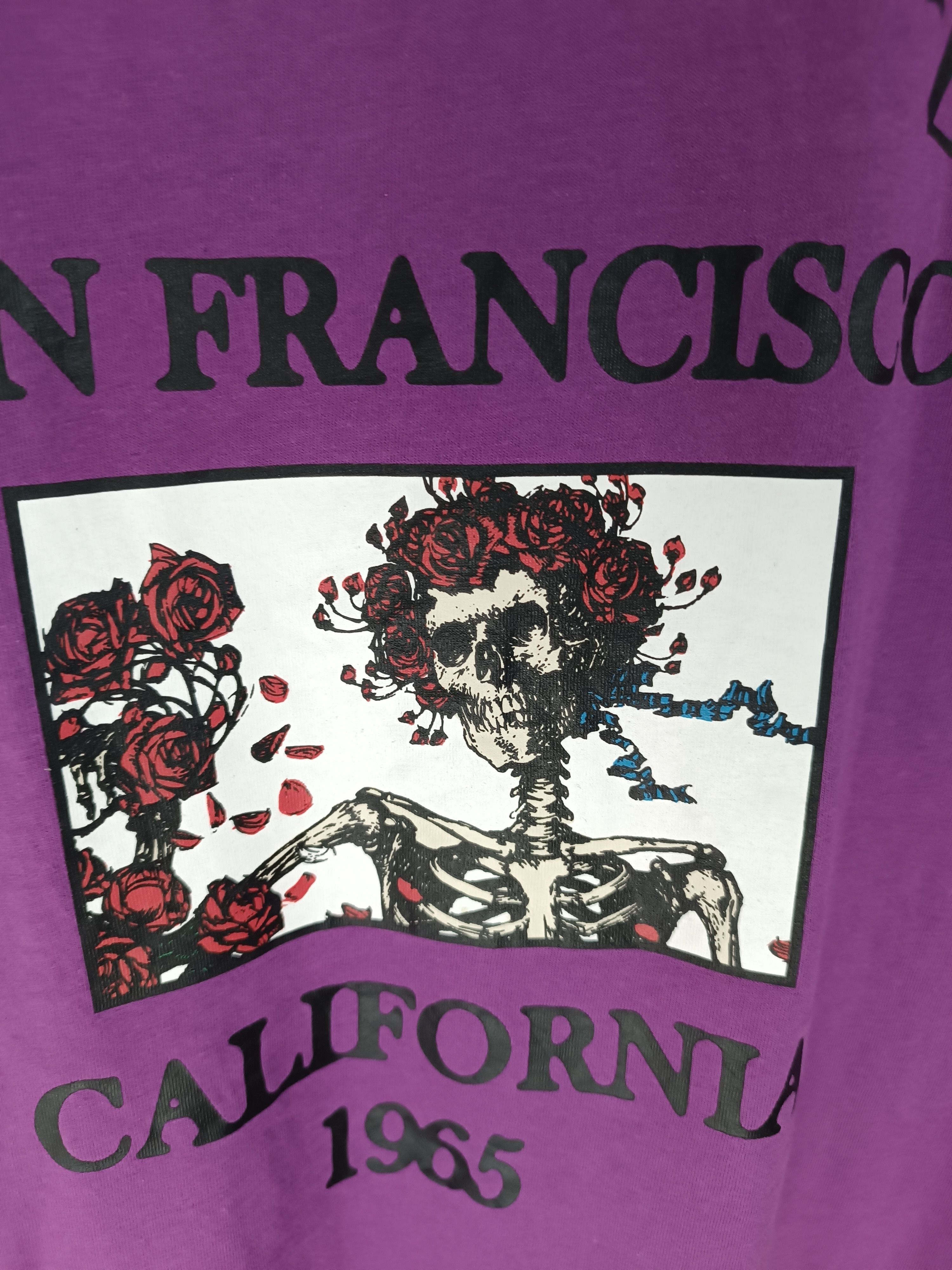 Grateful Dead VINTAGE GRATEFUL DEAD BOX LOGO CRAZY BACKHIT TEE Size US M / EU 48-50 / 2 - 13 Thumbnail