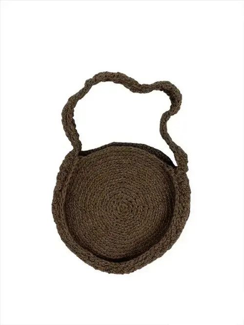 Handmade Handmade Knit Crochet Cute Bag Vintage Retro Style Size ONE SIZE - 3 Thumbnail