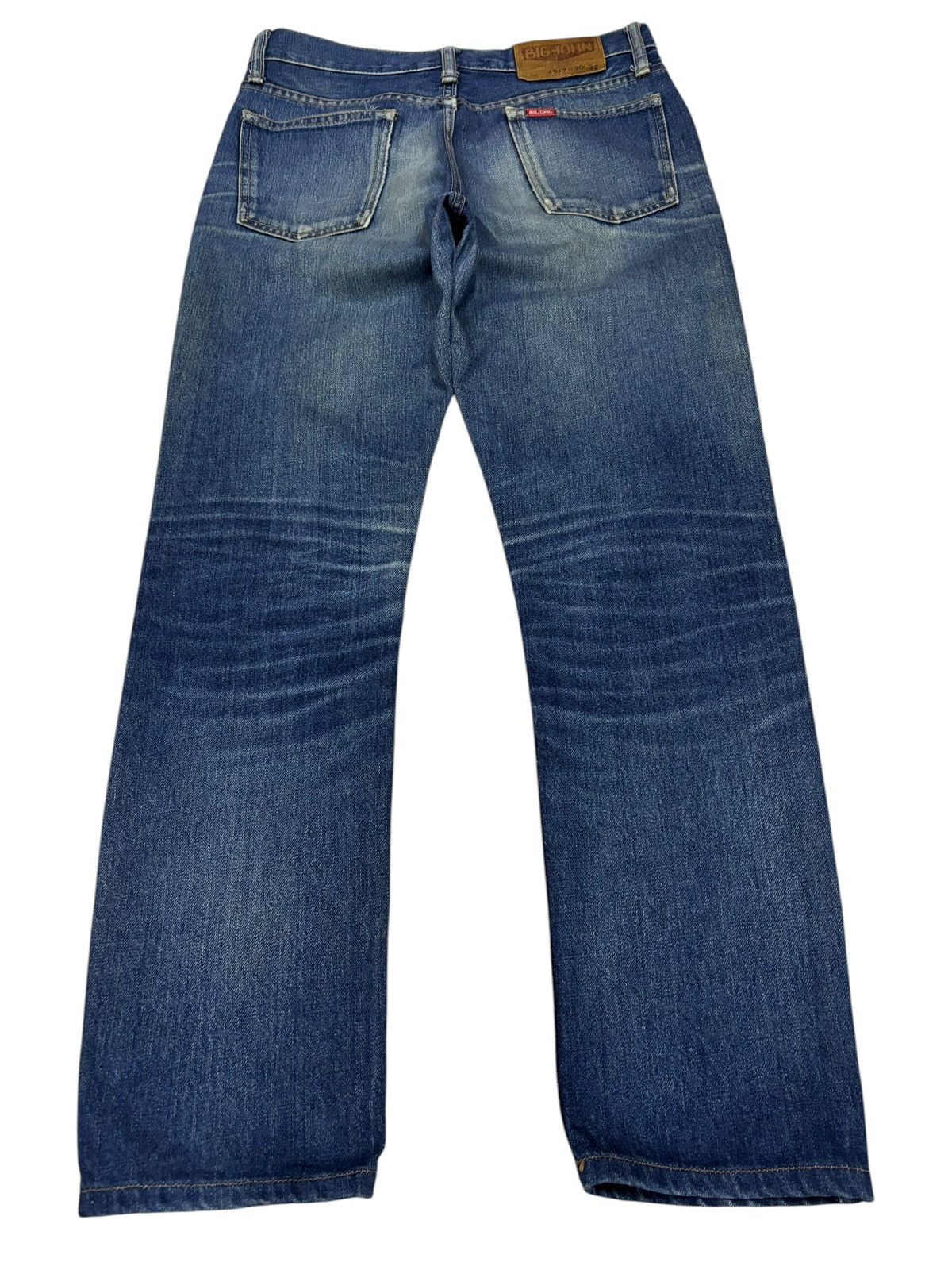 Big John × Japanese Brand × Vintage Vintage 90s Bog John 4517 Blue Washed Jeans Size US 30 / EU 46 - 2 Thumbnail