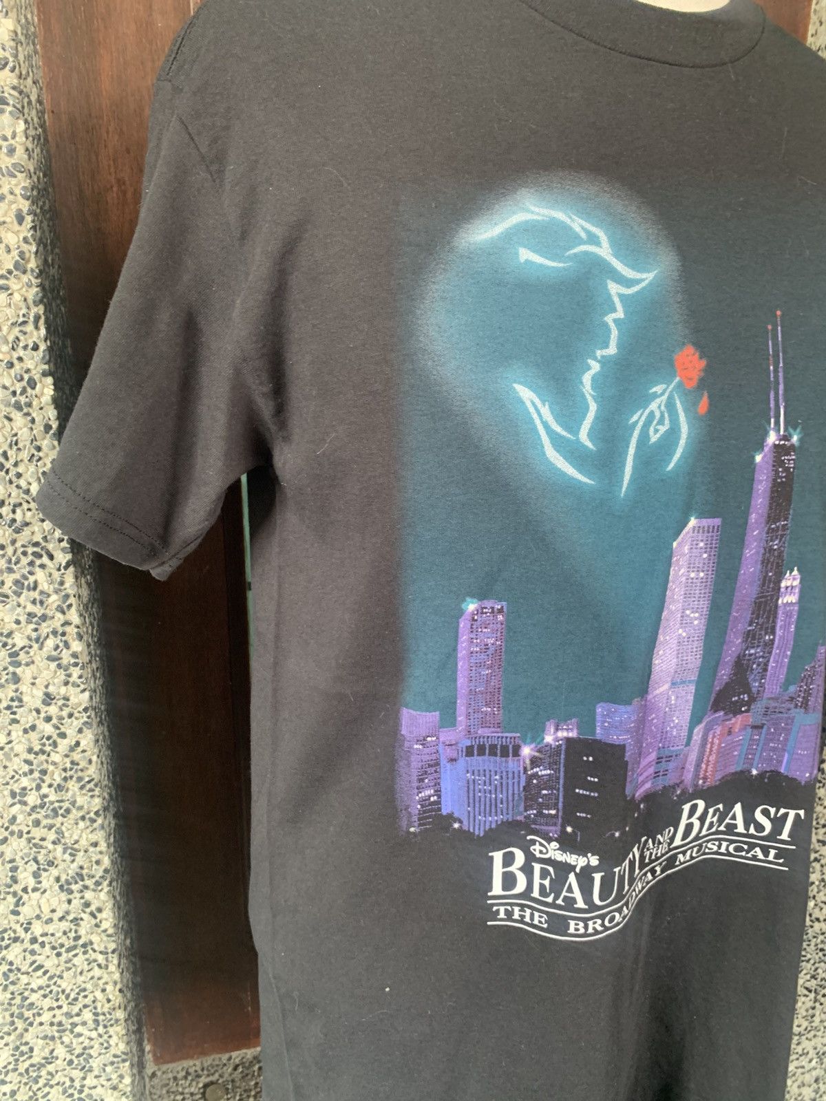 Beauty Beast × Disney × Vintage Vintage 90s Beauty And The Beast The Broadway Musical Tees Size US M / EU 48-50 / 2 - 4 Thumbnail