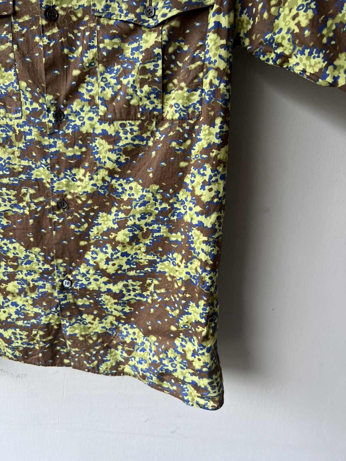 A.P.C. Vintage A.P.C. Made in France Camouflage Long Sleeve Shirt Size US M / EU 48-50 / 2 - 13 Thumbnail