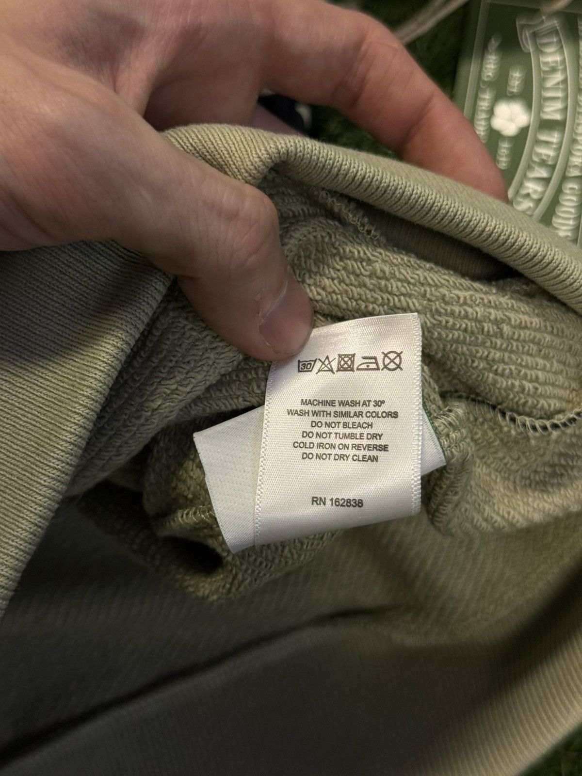 DENIM TEARS Denim Tears Green Camo Cotton Wreath Zip Up Size Large (NEW) Size US L / EU 52-54 / 3 - 11 Thumbnail