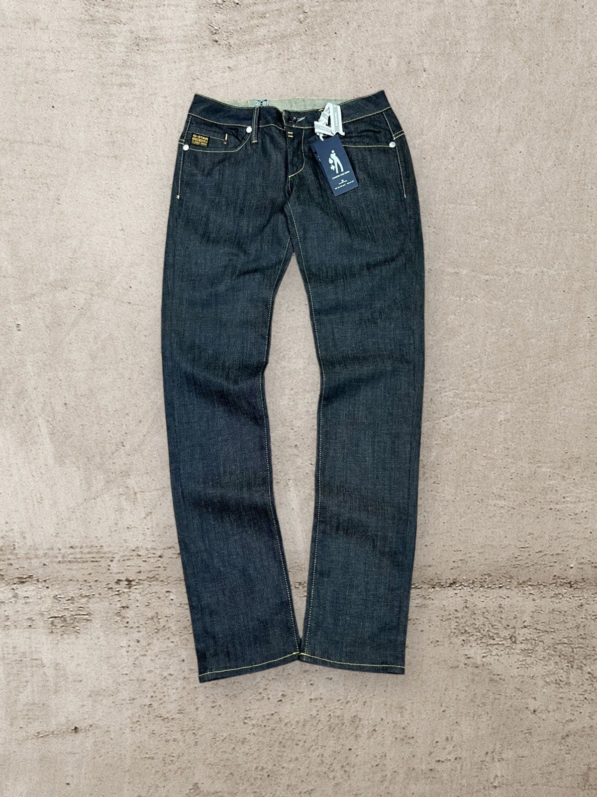 G-Star Vintage G-star raw 31x34 midge skinny black jeans pants @212 Size US 30 / EU 46 - 1 Thumbnail