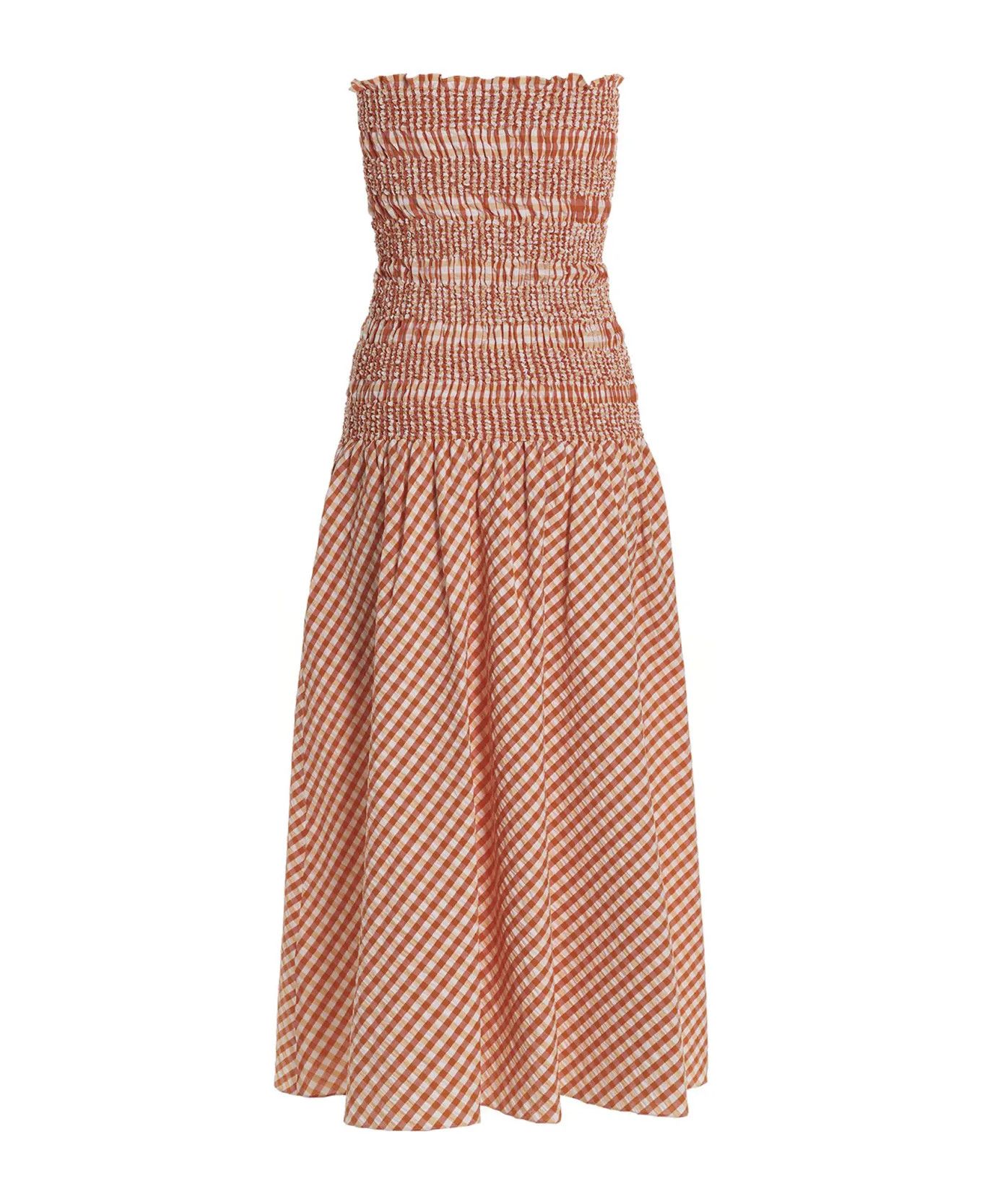 Kenzo o1y1025 Midi Dress in Multicolor Size S / US 4 / IT 40 - 2 Thumbnail