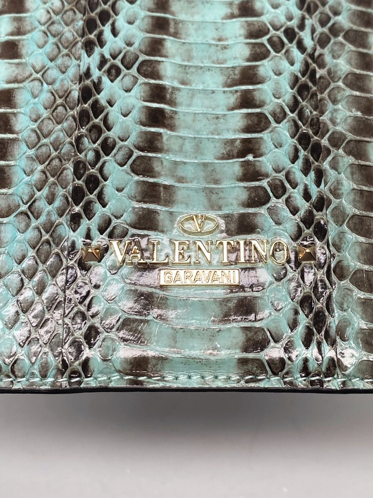 Valentino Valentino Garavani Snake Embossed Leather iPad Mini Case Size ONE SIZE - 5 Thumbnail