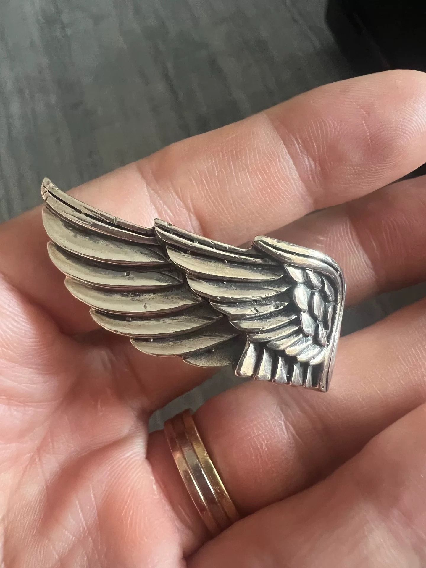 King Baby Studio KingBaby Wings Ring US10 Size ONE SIZE - 1 Thumbnail