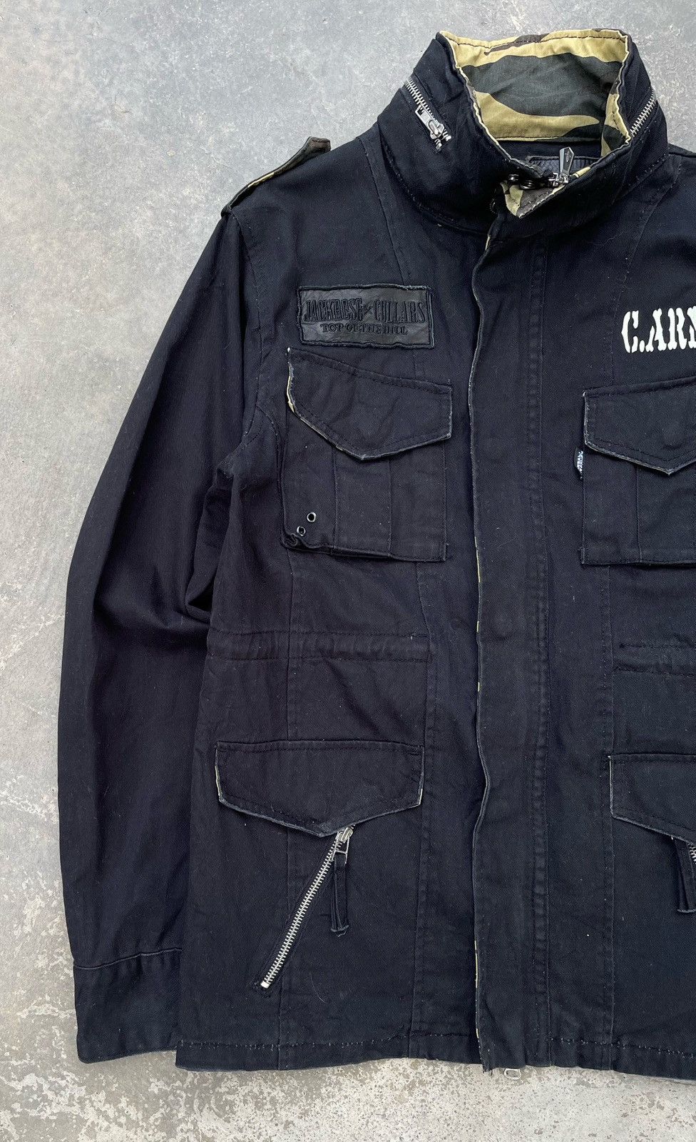 If Six Was Nine 🔥Vintage Jack Rose Punk Embroidered Logo M65 Field Jacket Size US M / EU 48-50 / 2 - 6 Thumbnail