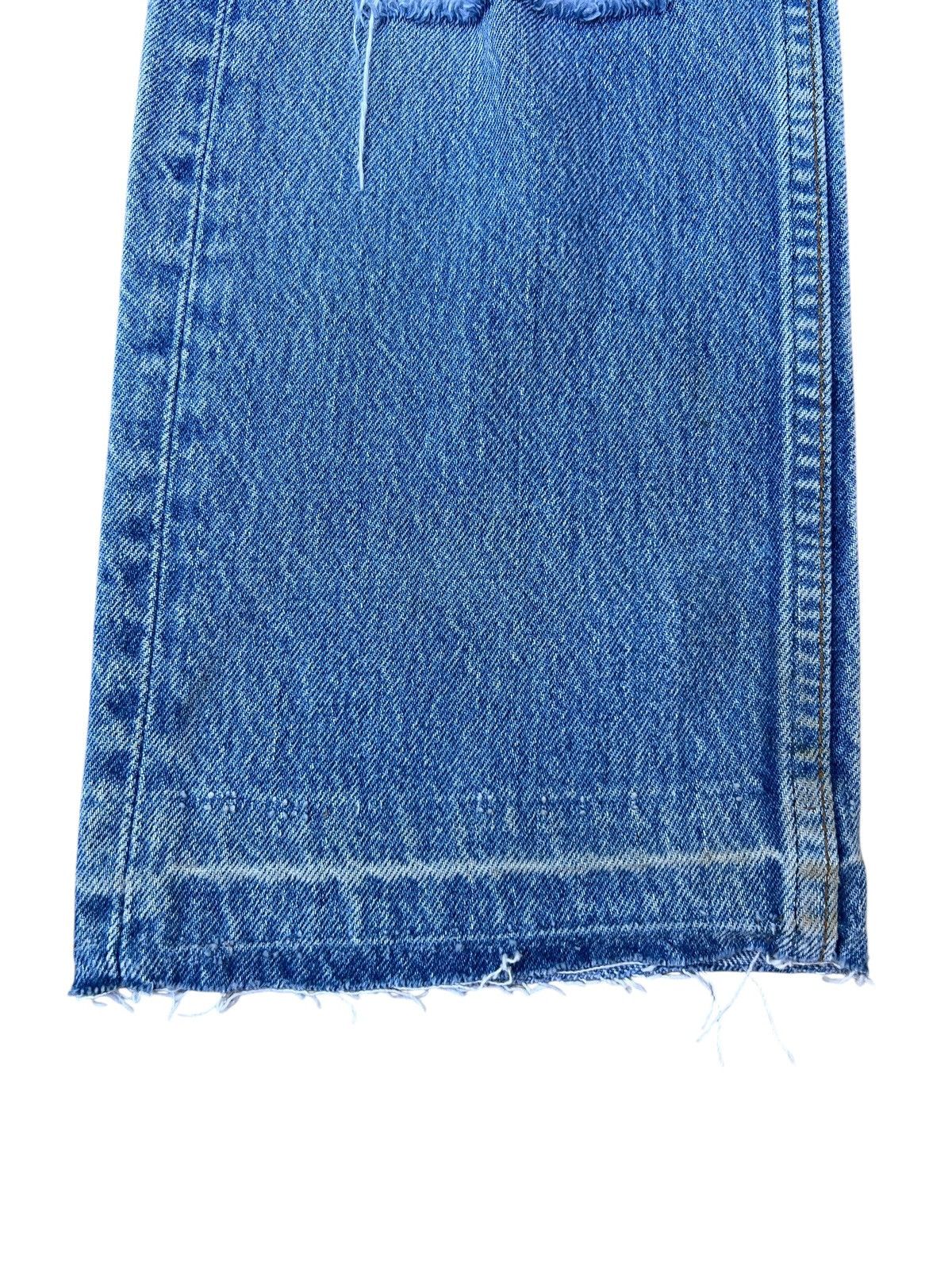 Levi's Vintage 80s Levi’s 501 Usa Distress Rips Denim Cropped Jeans Size US 29 - 7 Thumbnail