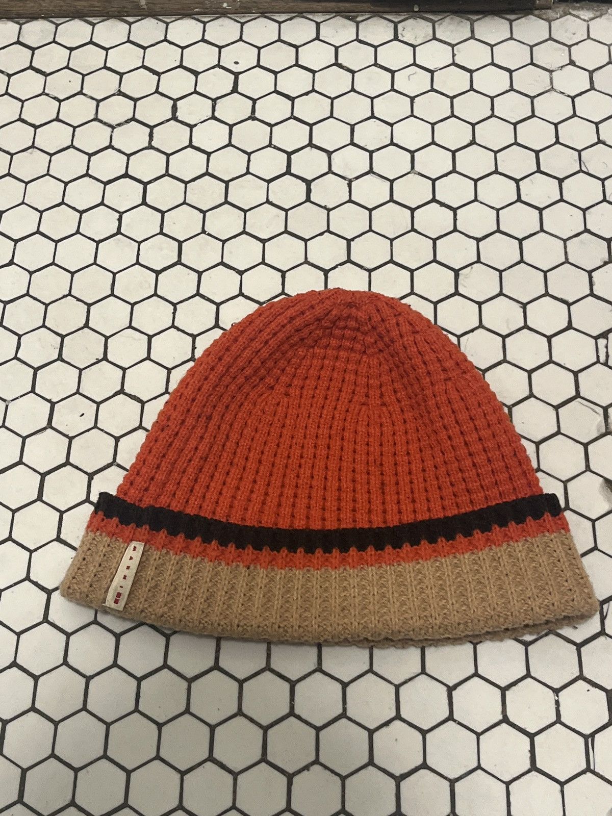 image of Uniqlo X Marni Beanie in Orange, Men's
