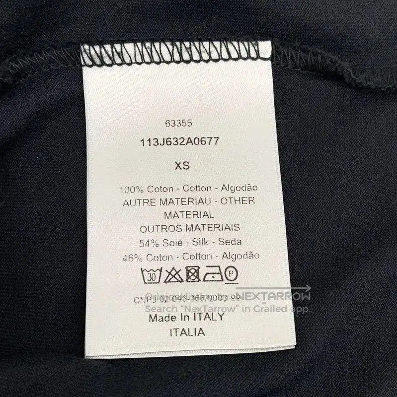 Dior Dior Dark Blue Cotton Women's T. Size XS / US 0-2 / IT 36-38 - 6 Thumbnail