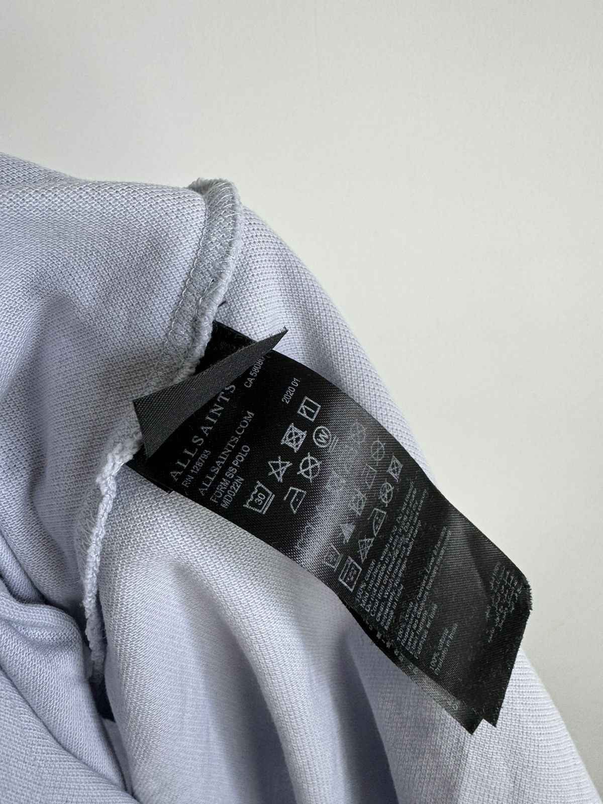 Allsaints × Vintage All Saints Form SS Polo Size US M / EU 48-50 / 2 - 4 Thumbnail