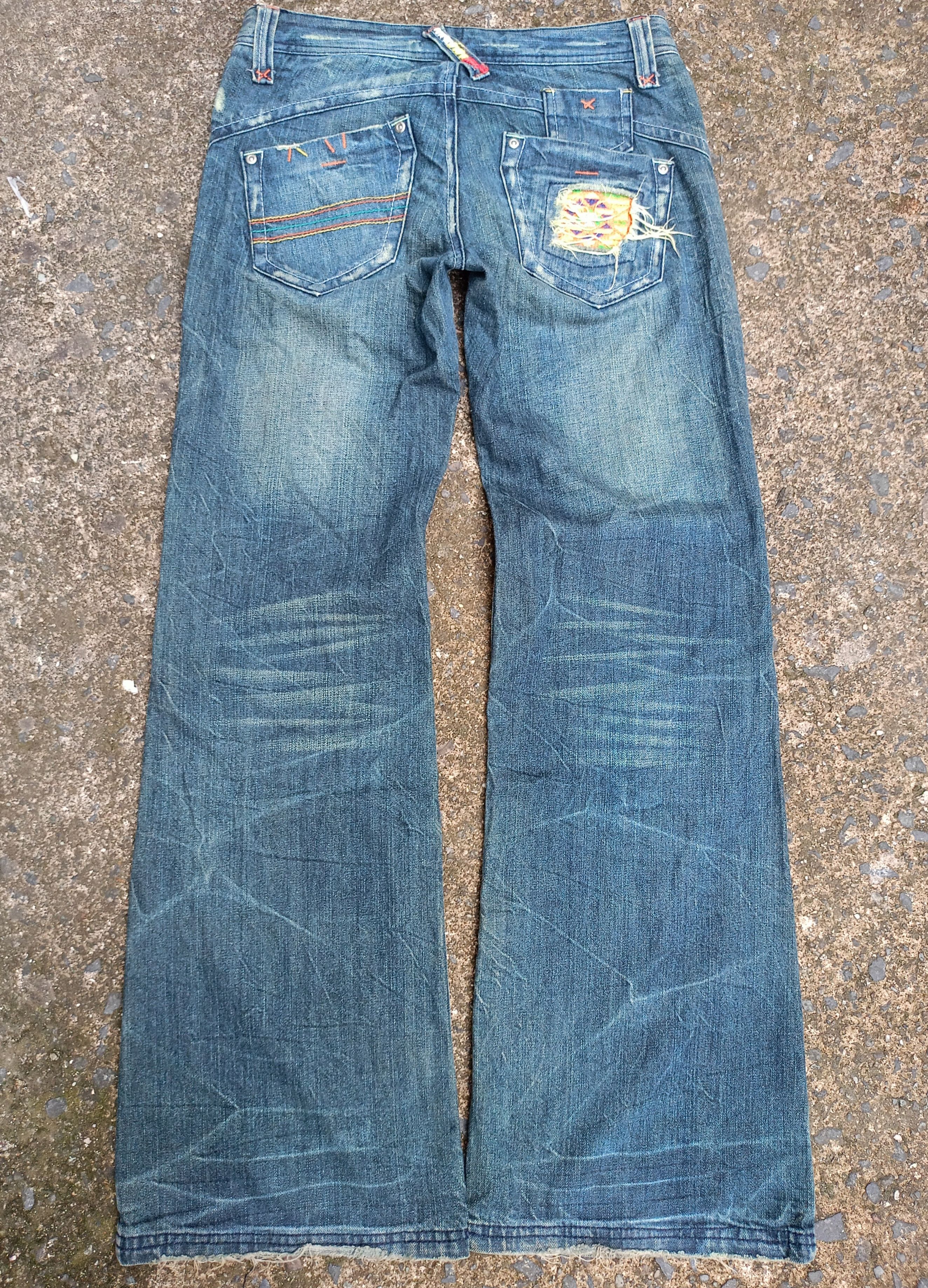 Japanese Brand Casse jeans Flared Denim pants Size US 30 / EU 46 - 3 Thumbnail