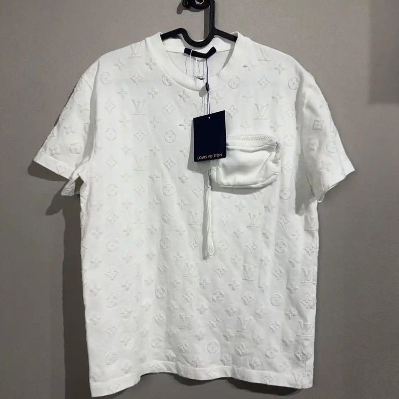 Louis Vuitton Louis Vuitton White Cotton Blend T-Shirt 0089 Size XS / US 0-2 / IT 36-38 - 1 Thumbnail