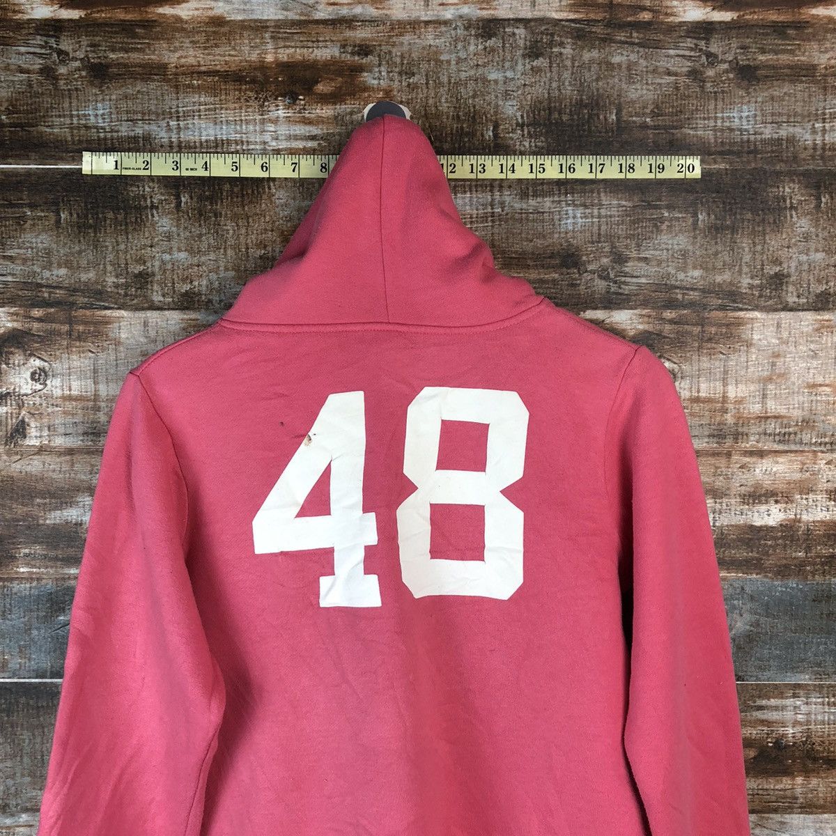 Japanese Brand BPKT11970 University New York Pink Hoodie #A2018 Size US S / EU 44-46 / 1 - 14 Thumbnail