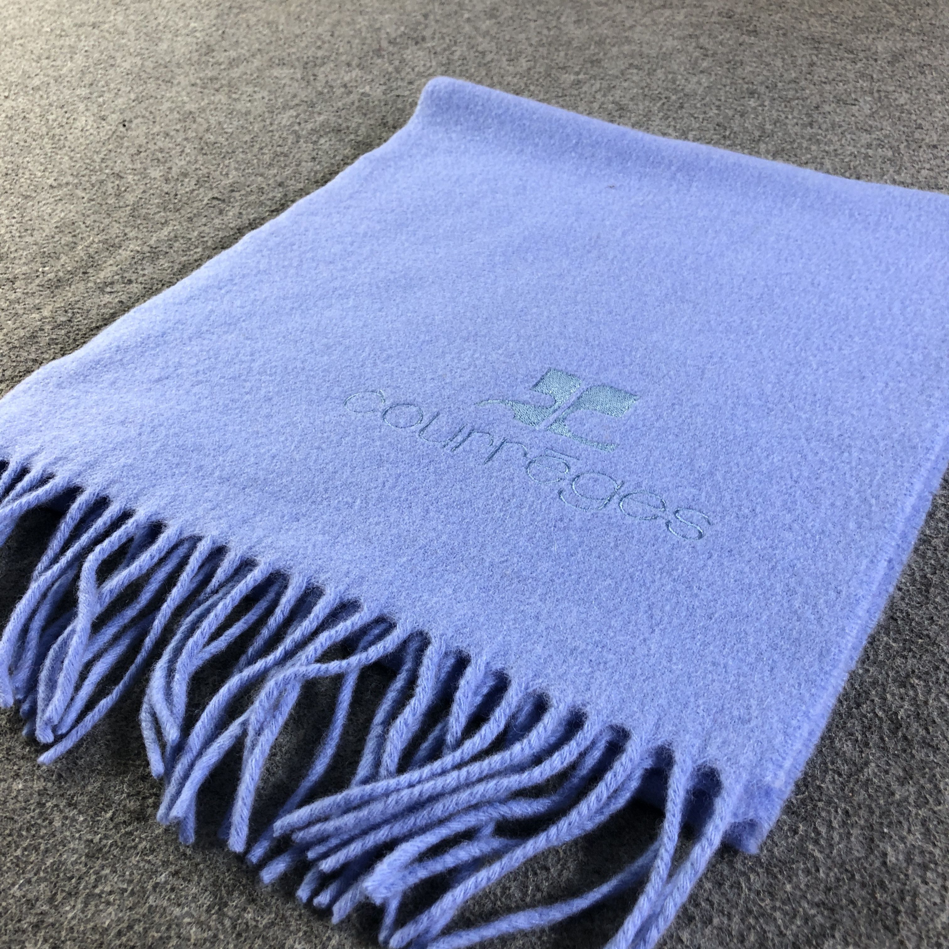 Courreges Courreges Wool Scarf Muffler Neckwear V2787 Size ONE SIZE - 4 Thumbnail