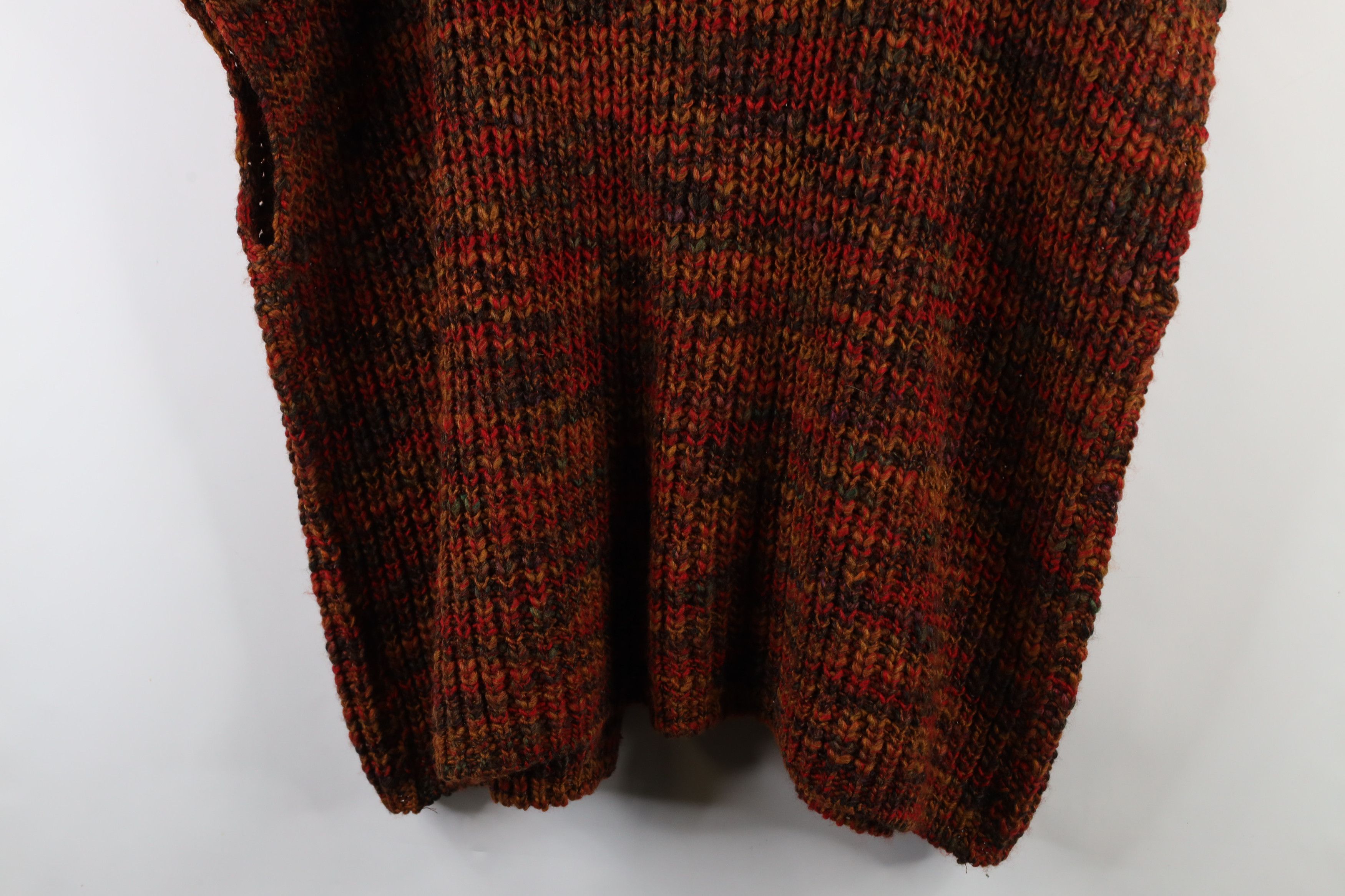 Vintage Deadstock Vintage Y2K Streetwear Knit Cape Cardigan Sweater Size ONE SIZE - 13 Thumbnail