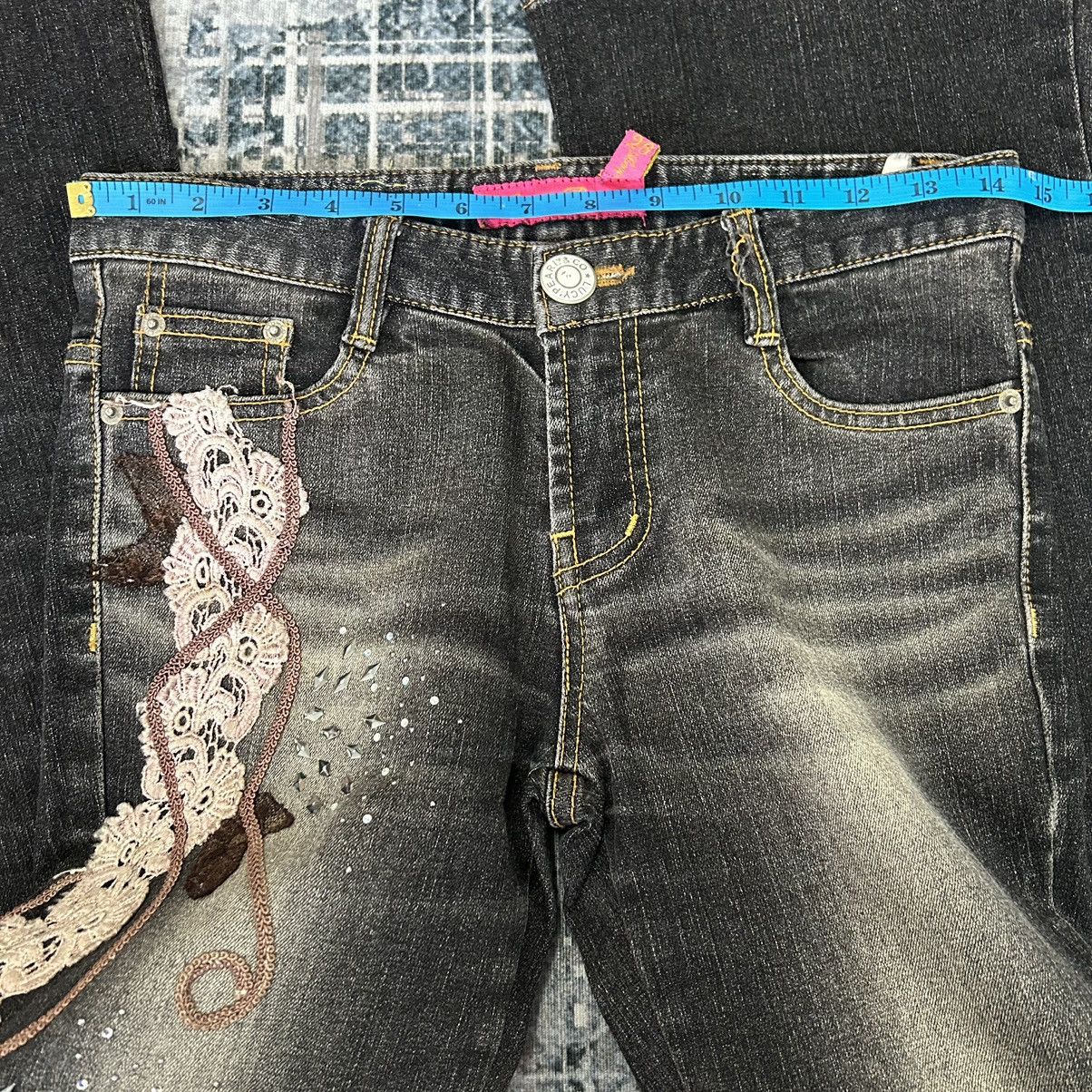 If Six Was Nine Lucy Pearl Flared Jeans Size US 29 - 20 Thumbnail
