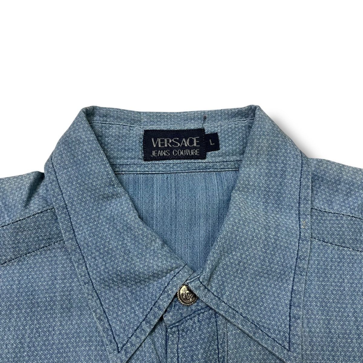 Versace RARE Vintage Versace Jeans Couture Shirt Size US L / EU 52-54 / 3 - 4 Thumbnail