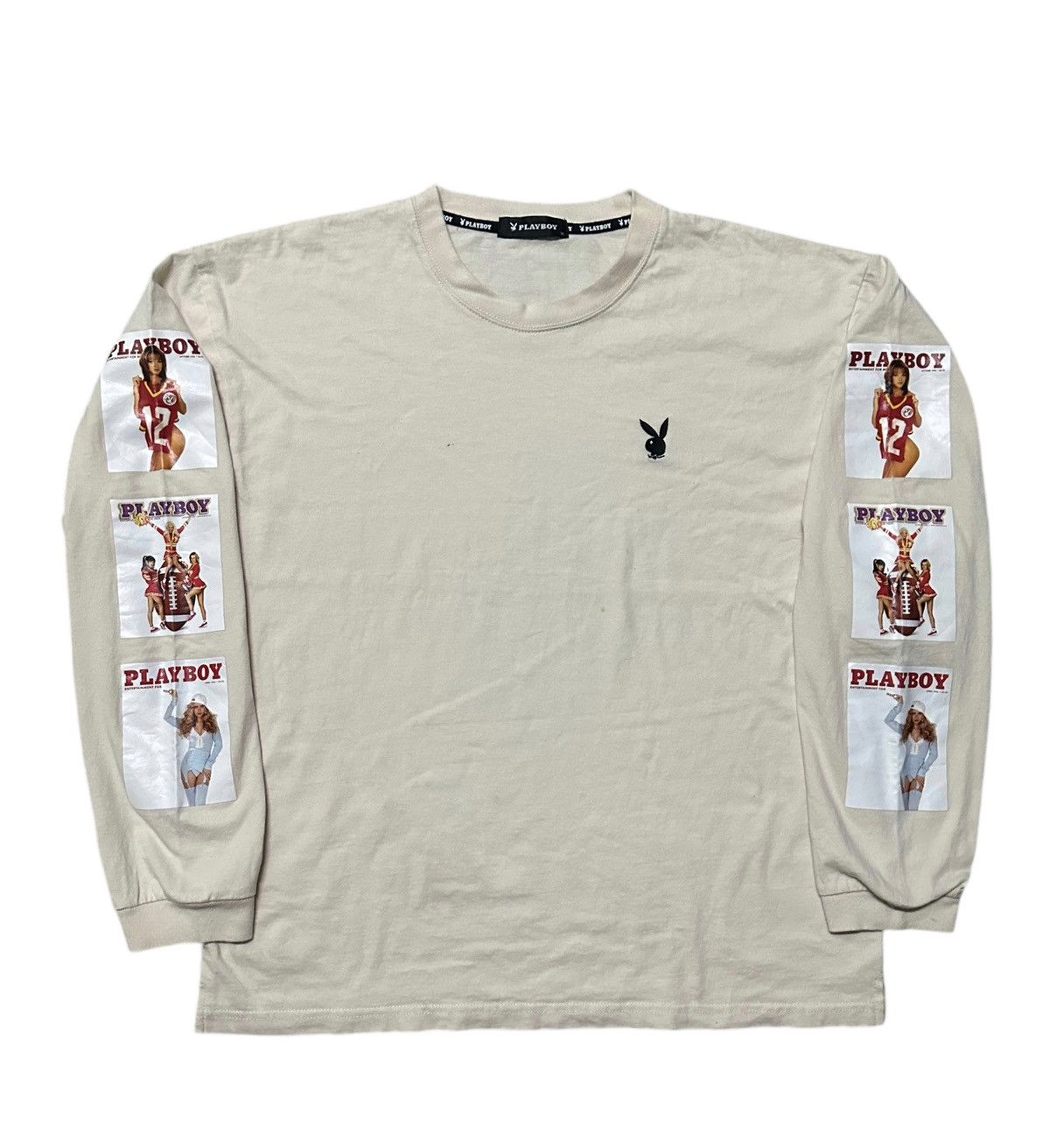 Playboy Playboy sidetape longsleve Size US XL / EU 56 / 4 - 1 Thumbnail
