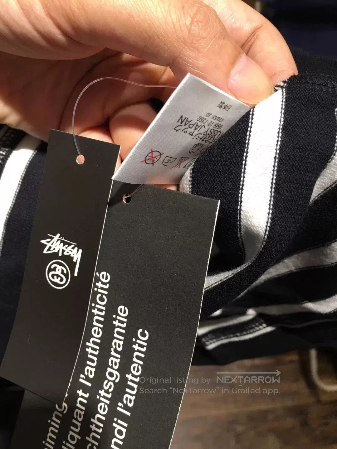 Mastermind Japan mastermind japan x stussy striped t-shirt. Size US L / EU 52-54 / 3 - 6 Thumbnail