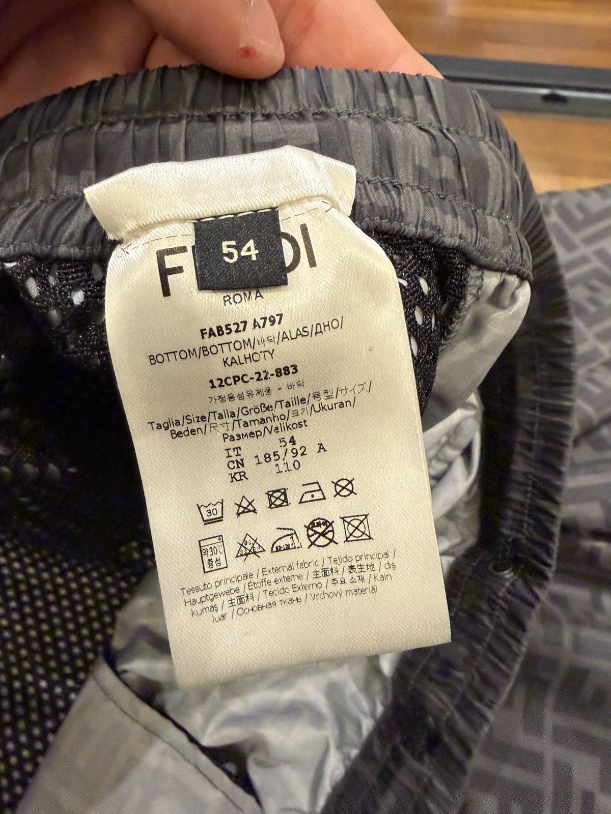 Fendi Fendi FF Monogram Nylon Pants Size US 38 / EU 54 - 4 Thumbnail
