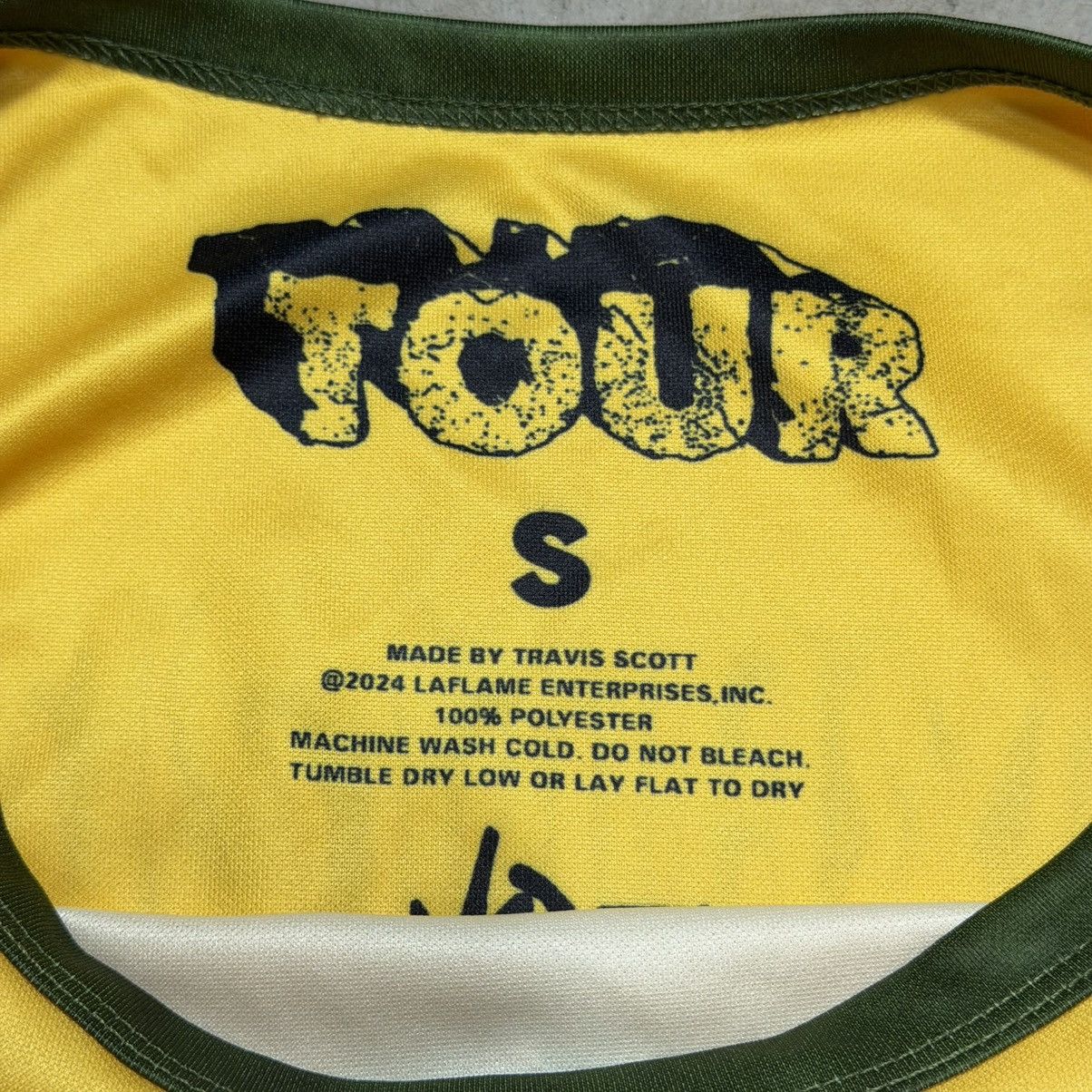 Travis Scott Brazil 🇧🇷 tour soccer jersey Size US S / EU 44-46 / 1 - 3 Thumbnail