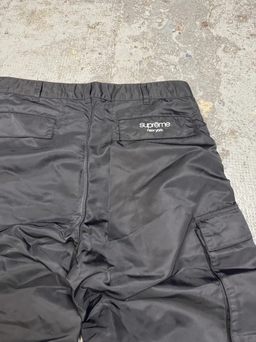 Supreme × Vintage Supreme Black Nylon Cargo Large Pants Size US 33 - 6 Thumbnail