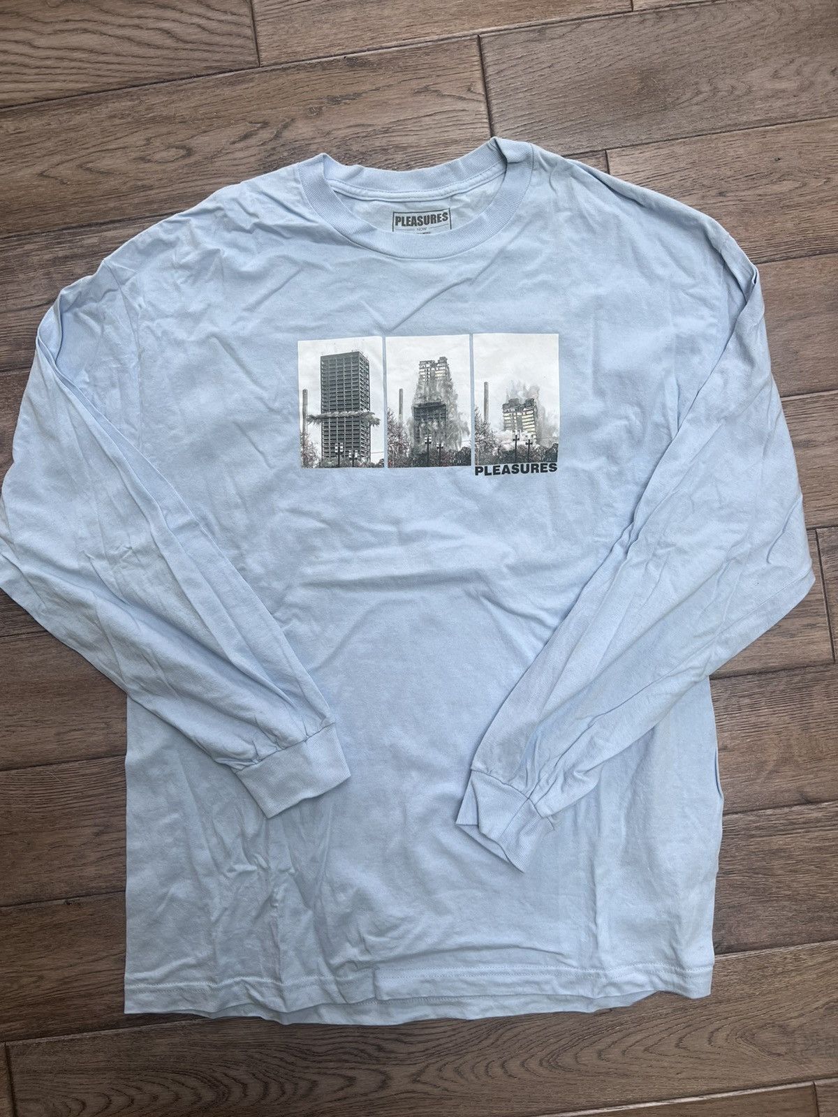 Designer × Pleasures Pleasures ‘Angry Note’ Longsleeve Size US XL / EU 56 / 4 - 1 Thumbnail