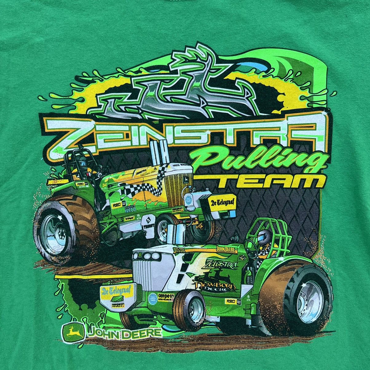 John Deere × Vintage Vintage 90s John Deere Tractor Racing Tee Size US S / EU 44-46 / 1 - 2 Thumbnail