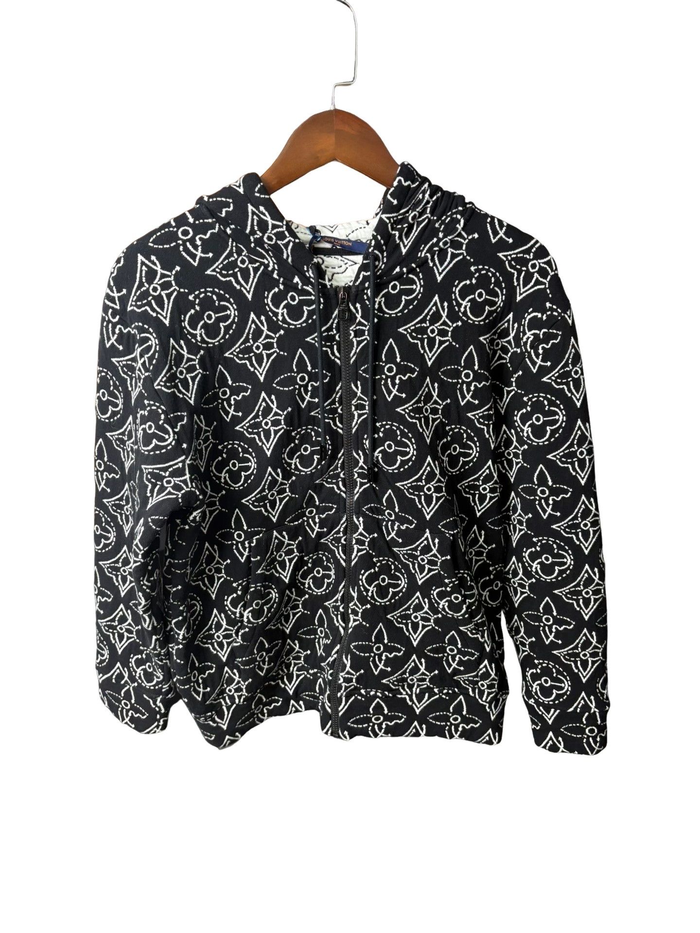 Louis Vuitton Louis Vuitton Monogram Stitch Zip Hoodie XS Size US XS / EU 42 / 0 - 1 Thumbnail