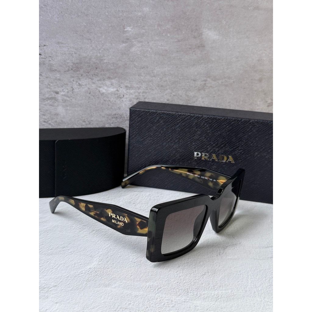 Prada NEW Prada PR D01S Sunglasses in Black Tortoise $390 Size ONE SIZE - 4 Thumbnail