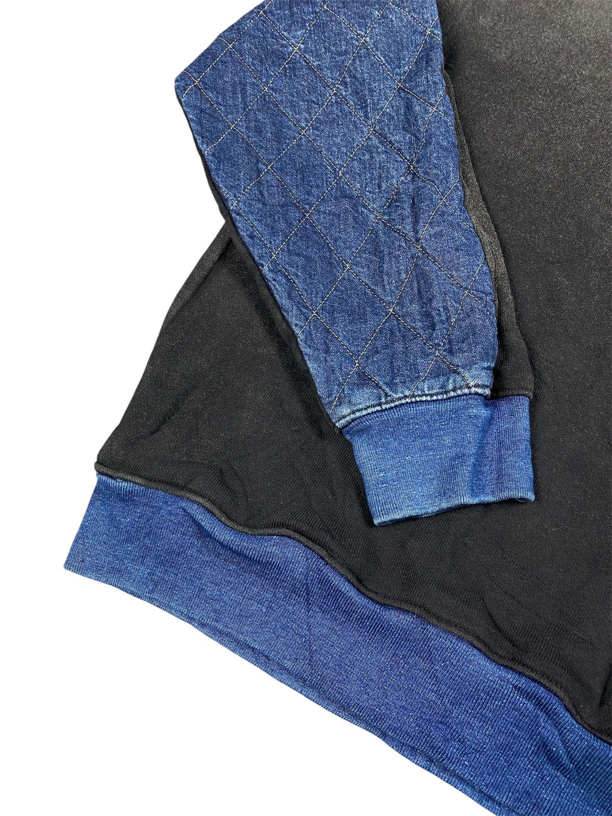 Kapital Kapital Kountry Indigo Waffle Two-Tone Sweater Size US L / EU 52-54 / 3 - 13 Thumbnail