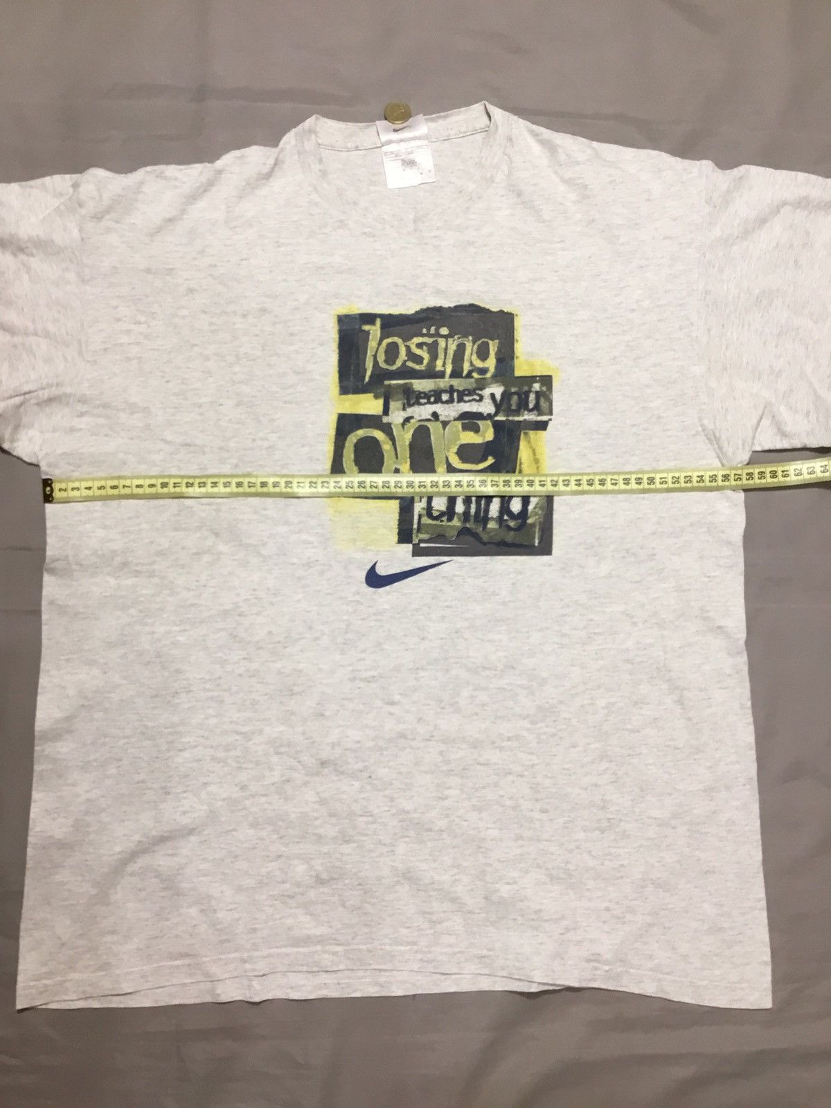 Nike Vintage 90s Nike Shirt Losing Teaches You One Thing It Sucks Size US L / EU 52-54 / 3 - 6 Thumbnail