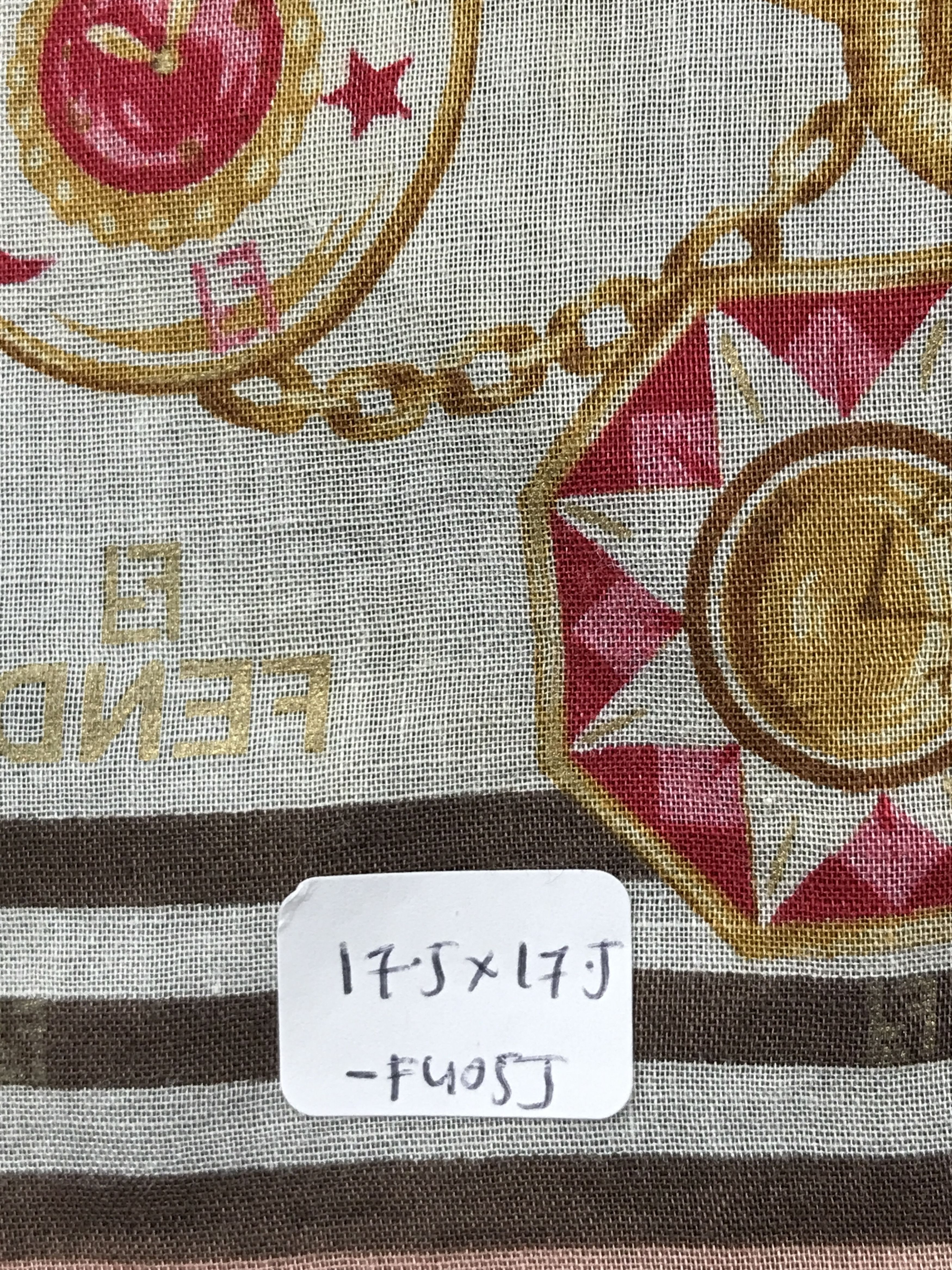 Designer × Vintage Vintage Fendi Bandana Neckerchief Handkerchief Size ONE SIZE - 5 Thumbnail