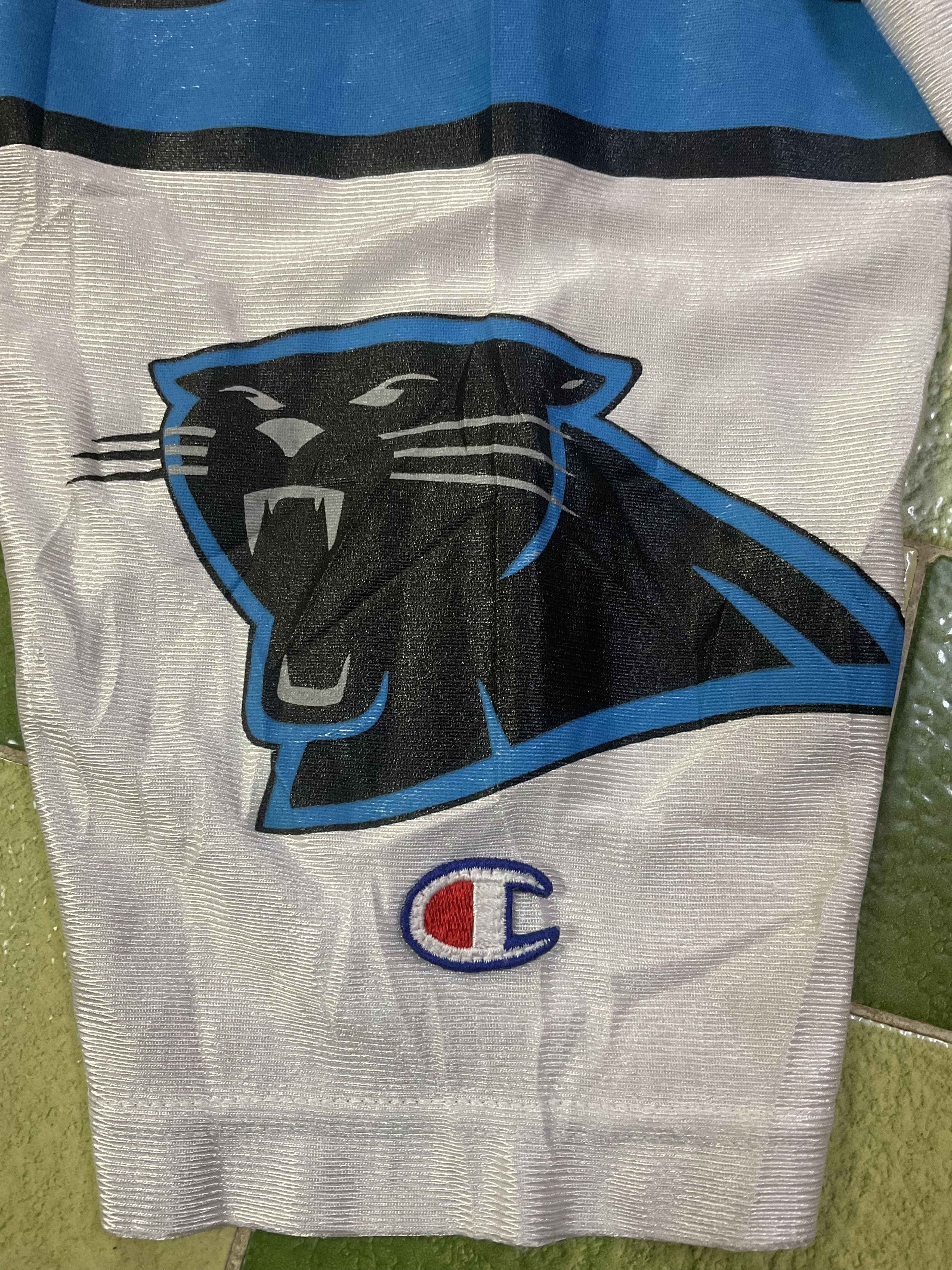 NFL Vintage 90s Champion Carolina Panthers Kerry Collins Jersey Size US XL / EU 56 / 4 - 7 Thumbnail