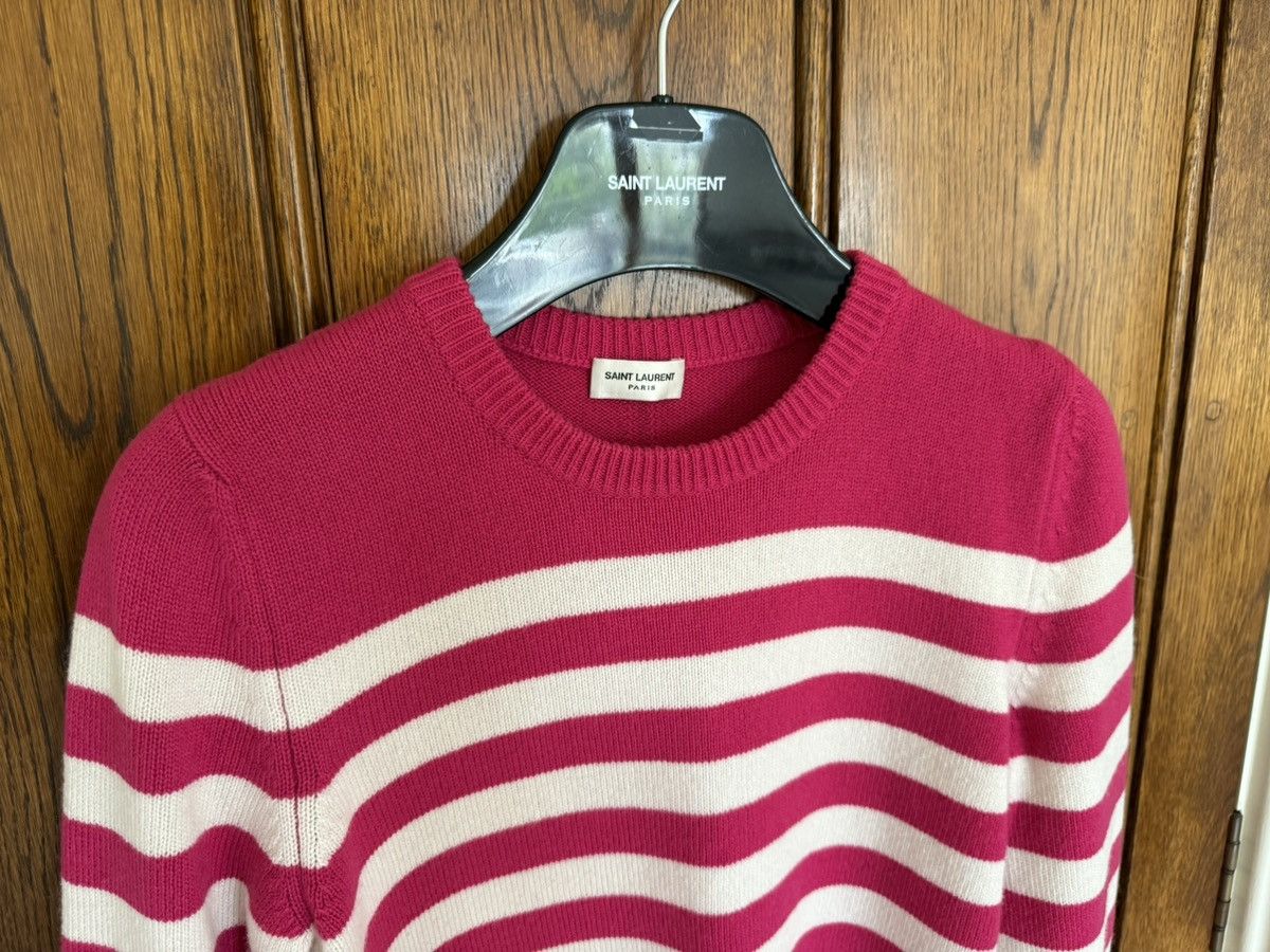 Saint Laurent Paris SS16 Saint Laurent cashmere stripe sweater Hedi Slimane S Size US S / EU 44-46 / 1 - 6 Thumbnail