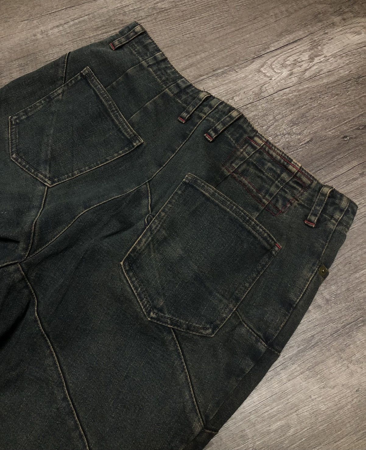 If Six Was Nine × Japanese Brand × Le Grande Bleu (L.G.B.) VINTAGE VIVA PRESTO HAGI FLARED DESIGN HYSTERIC GLAMOUR Size 30" / US 8 / IT 44 - 17 Thumbnail