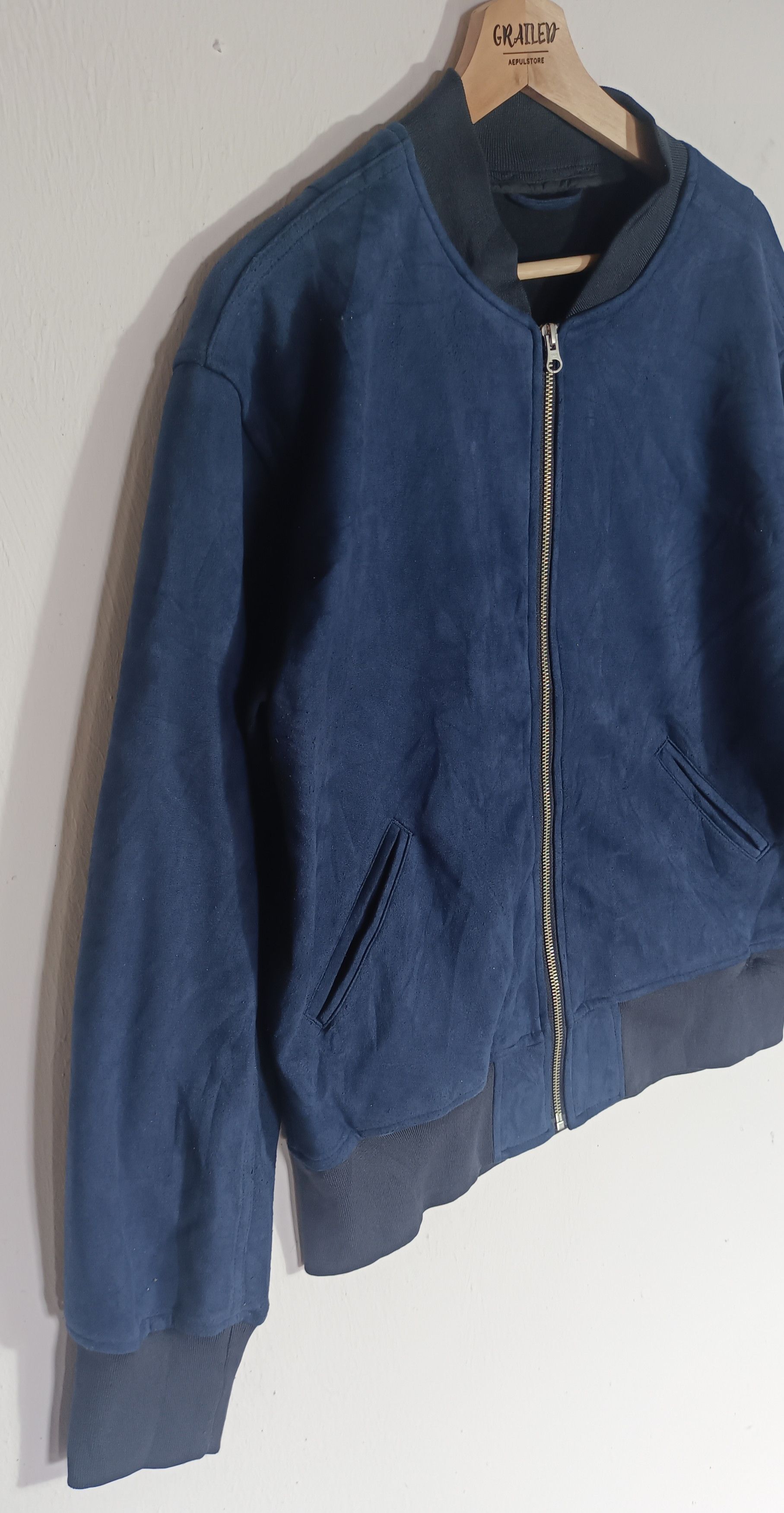 ABAHOUSE Vintage🇯🇵Abahouse ECRU Full Zipper Bomber Jacket Size US M / EU 48-50 / 2 - 3 Thumbnail