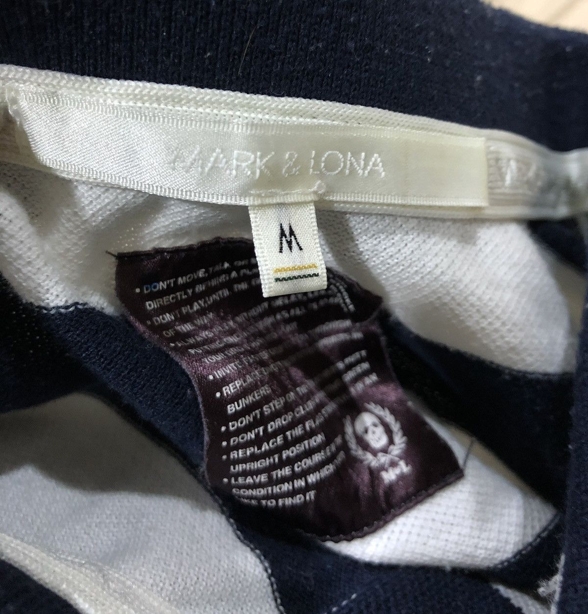 Japanese Brand Mark & Lona Golfer Polo Striped Shirt Size US M / EU 48-50 / 2 - 8 Thumbnail