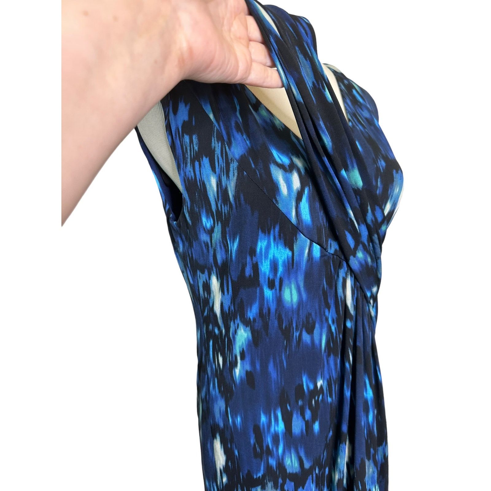 Donna Morgan Donna Morgan blue print sleeveless sheath dress size 4 Size S / US 4 / IT 40 - 5 Thumbnail