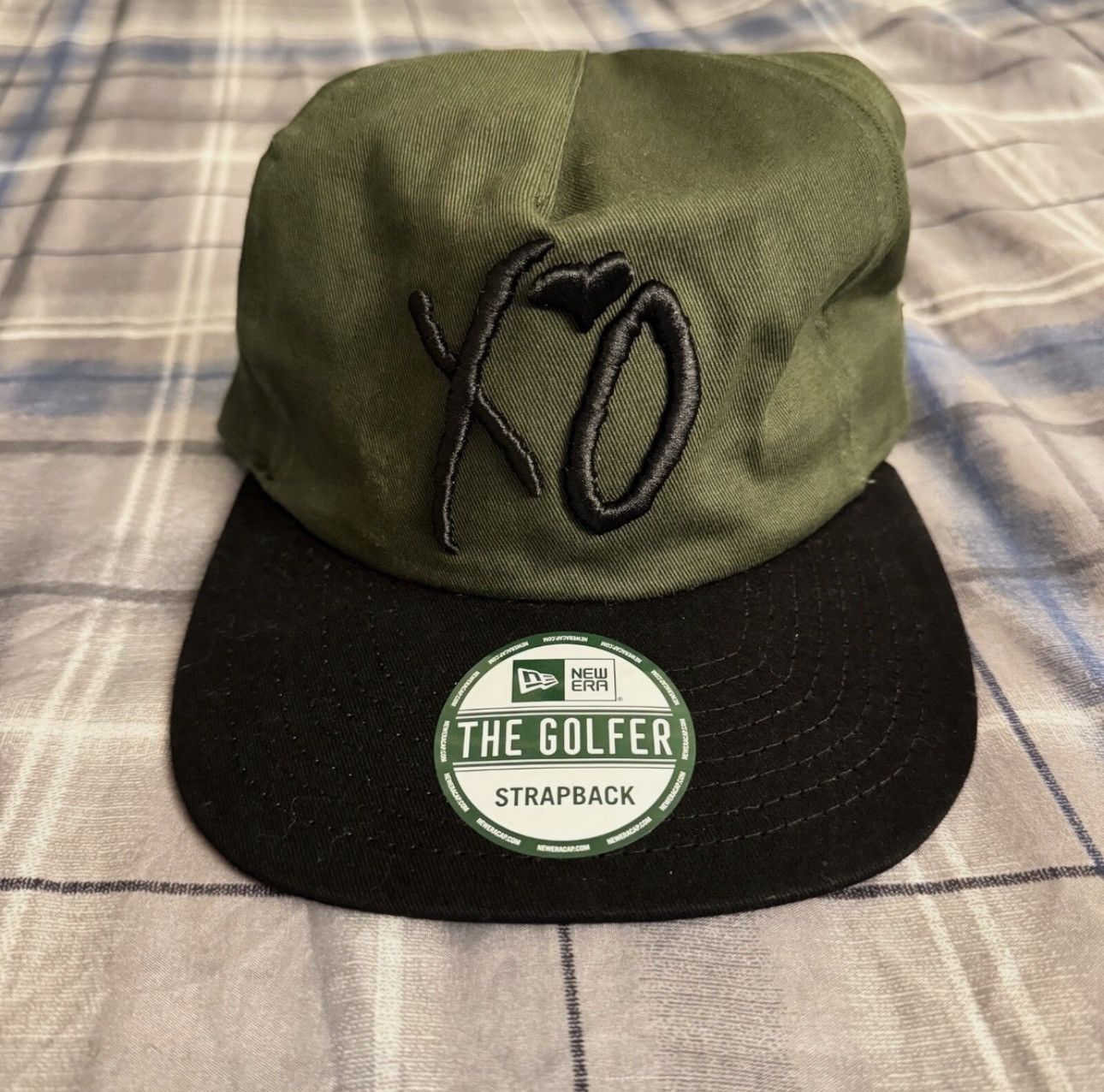 New Era × The Weeknd The Weeknd Military Green x Black XO Strapback Hat Size ONE SIZE - 1 Thumbnail