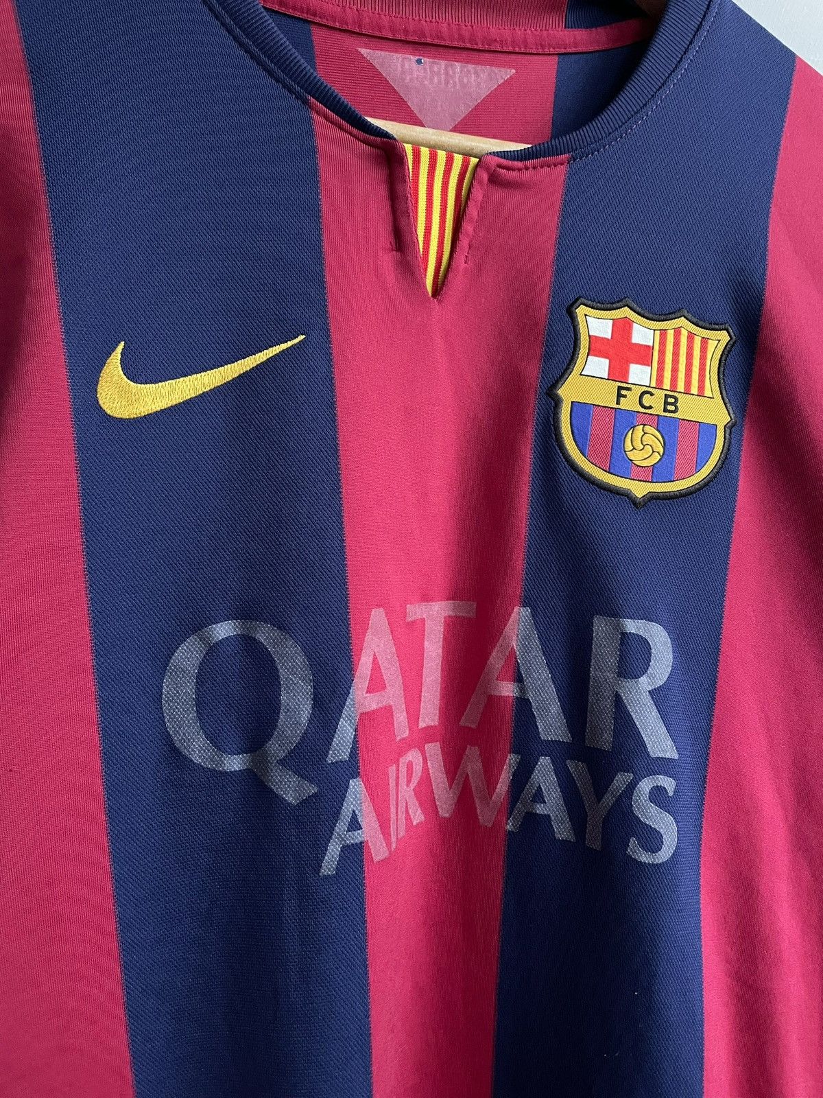 Nike Nike Soccer T-shirt fc Barcelona Airways Dri-fit Y2K 2010 Size US M / EU 48-50 / 2 - 3 Thumbnail