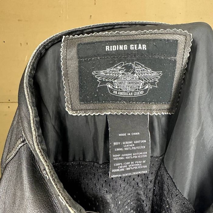 Vintage Beat up Harley Davidson Leather Jacket | Grailed