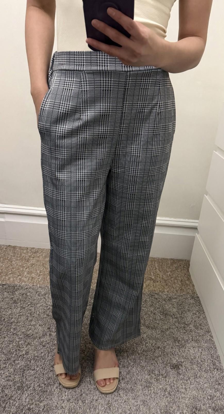 The Unbranded Brand Unbranded Plaid Dress Pants (SMALL) Size 28" / US 6 / IT 42 - 1 Thumbnail