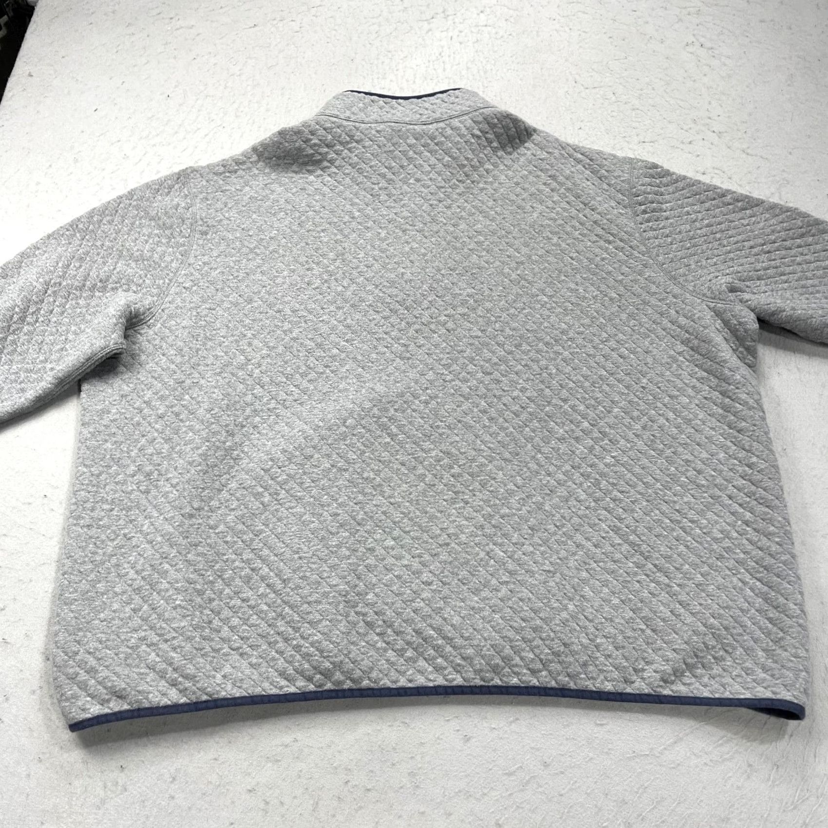 Brooks Brothers Brooks Brothers Sweatshirt Mens 3XL Gray Quilted Half Zip Diamond Pullover Size US XXL / EU 58 / 5 - 5 Thumbnail