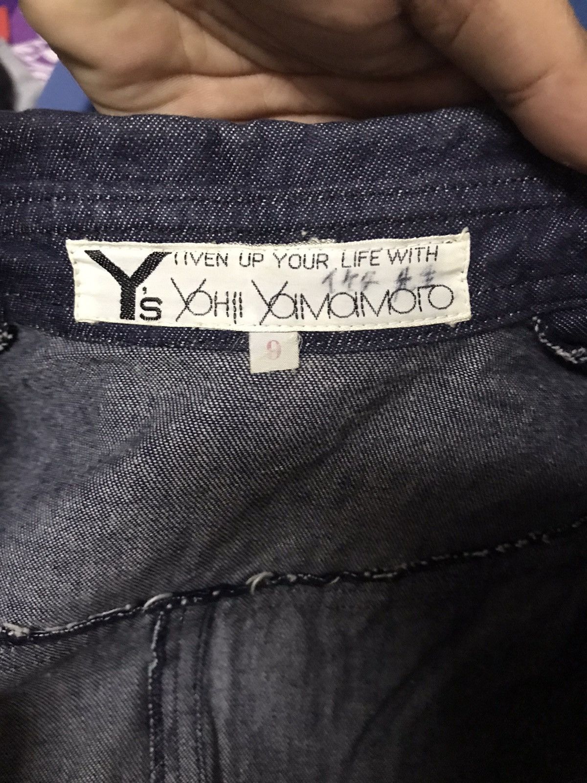 Yohji Yamamoto Y's YOHJI YAMAMOTO DENIM LONG JACKET Size US M / EU 48-50 / 2 - 5 Thumbnail